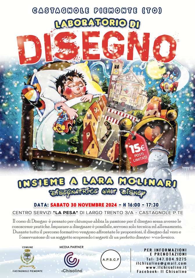 Laboratorio walt disney castagnole piemonte