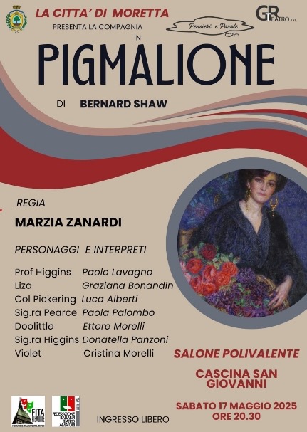 Il Pigmalione di Bernard Shaw arriva a Cascina San Giovanni