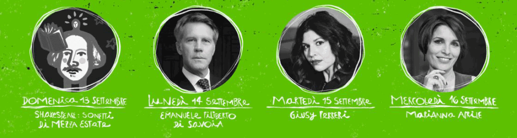Libri a Castello, apertura con il teatro. Poi Emanuele Filiberto di Savoia, Giusy Ferreri e Marianna Aprile